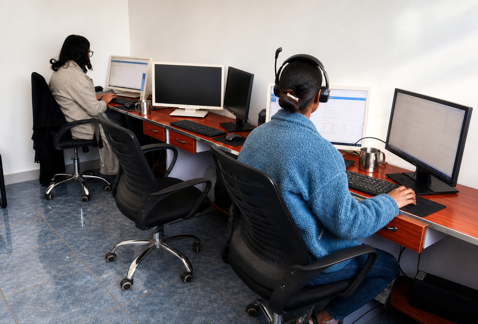 Collaboratrices MAD ONJA en assistance administrative